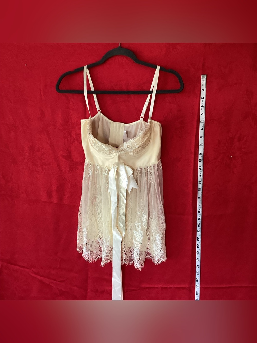 Coquette baby doll chemise lingerie size medium